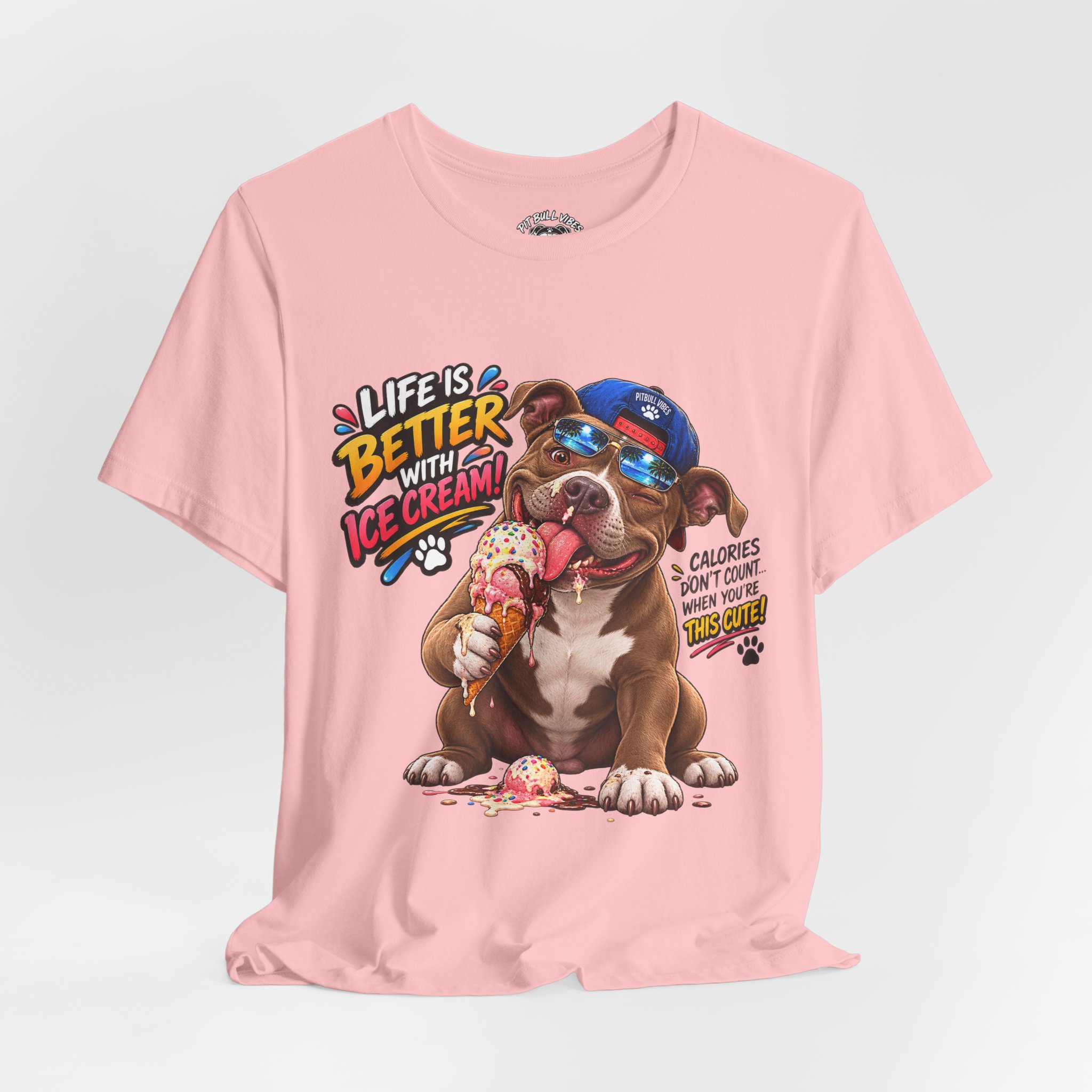 Life Is Better with Ice Cream Dog Graphic T-Shirt - Image 36