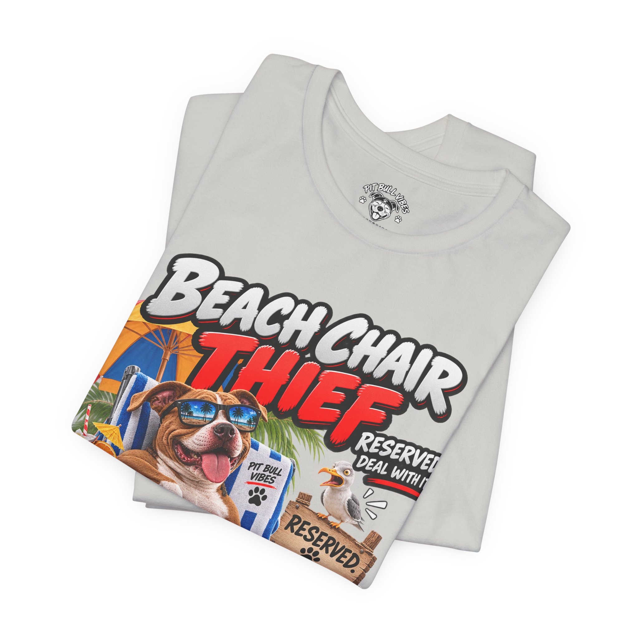 Beach Chair Thief Graphic Tee - Image 15
