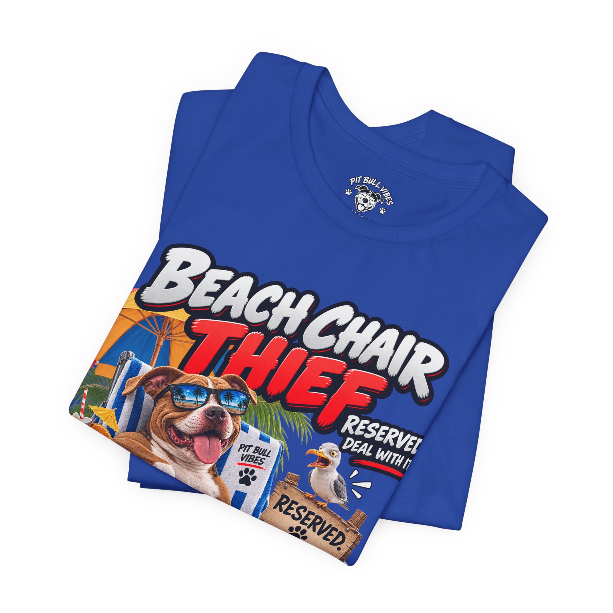Beach Chair Thief Graphic Tee - Image 19