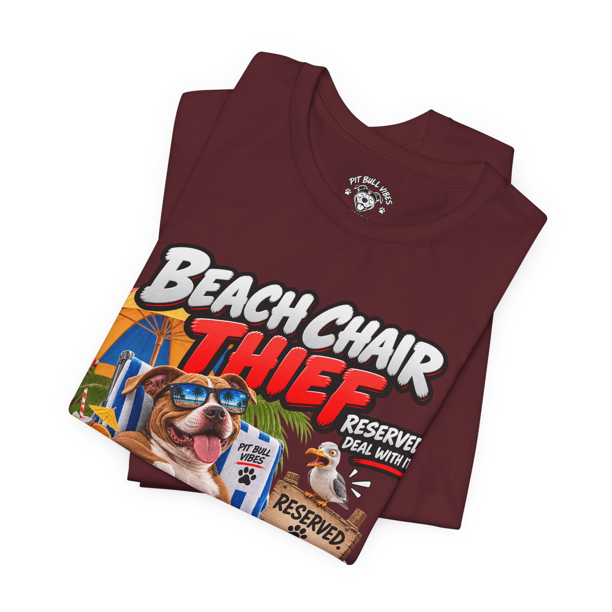 Beach Chair Thief Graphic Tee - Image 31